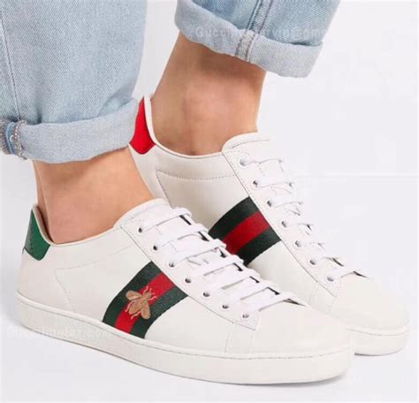 mens white gucci trainers replica|gucci white sneakers for women.